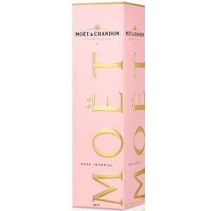 Moet & Chandon Rose Imperial Champagne - 20cl in Gift Box : The