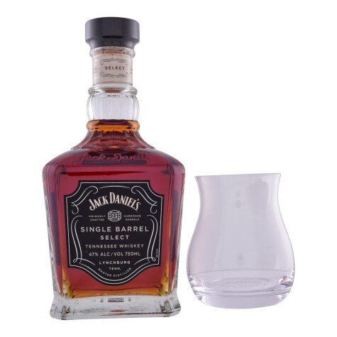 Jack Daniels Silver Crystal Whiskey Bottle Décor