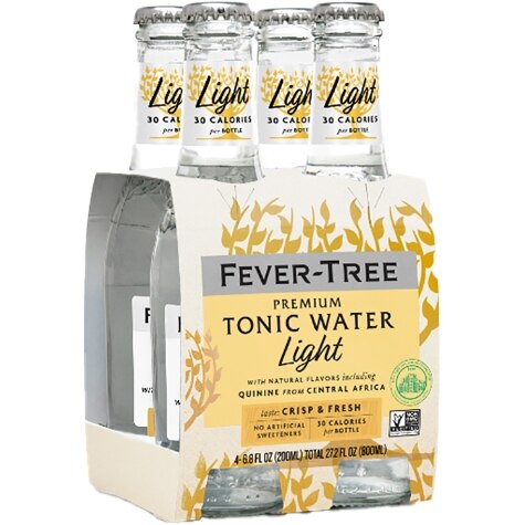 Fever Tree Tonic Water Light Nonalcoholic 4x200 mL