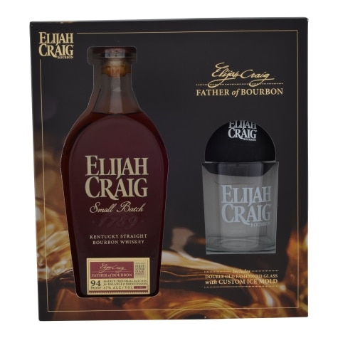 Elijah Craig Straight Bourbon Small Batch with Ice Mold Gift Set
